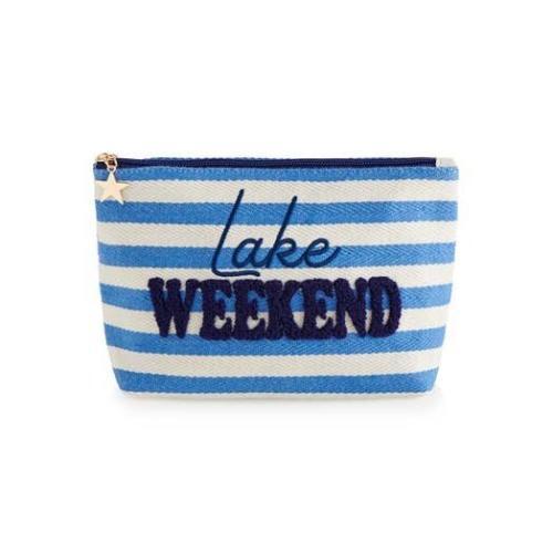 "Lake Weekend" Large Zip Pouch, BagMYGift