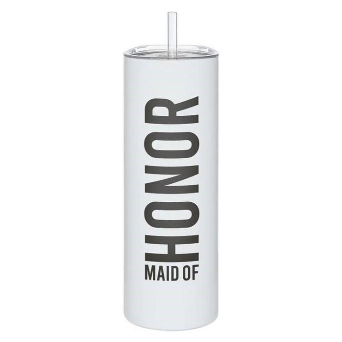 Matte Skinny Tumbler - Maid of Honor, BagMYGift