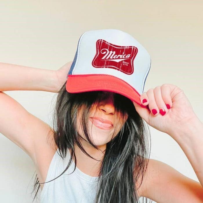 Merica Miller 4th of July Trucker Hat, BagMYGift