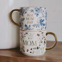 Floral Mom Coffee Mug, BagMYGift