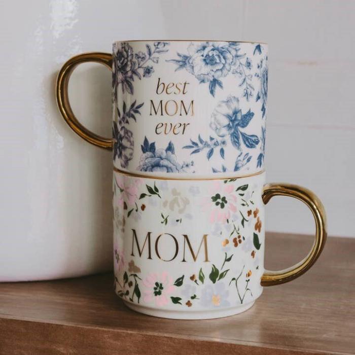 Floral Mom Coffee Mug, BagMYGift