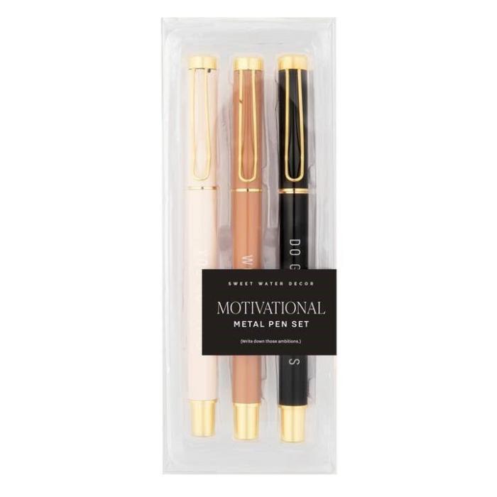 Motivational Metal Pen Set, BagMYGift