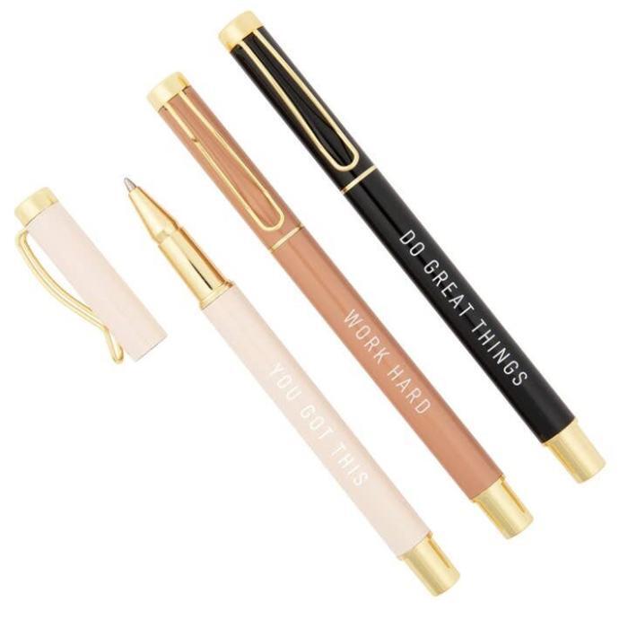 Motivational Metal Pen Set, BagMYGift