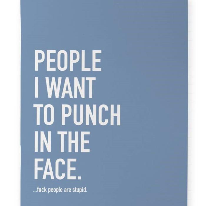 Punch People Notebook, BagMYGift