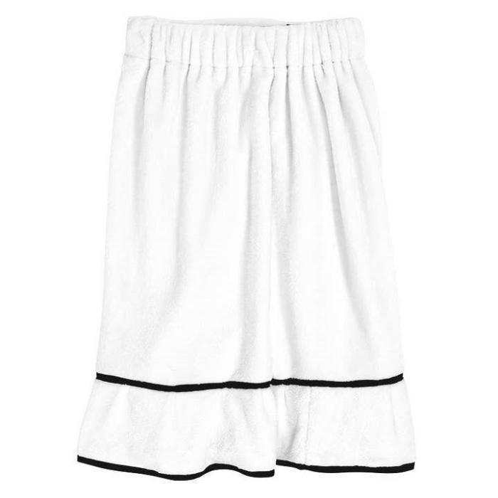 Spa Wrap - Warm White + Black Trim, BagMYGift