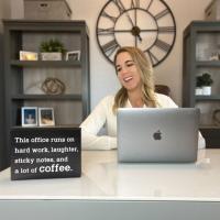 Home Office/Desk Decor Funny Wood Sign - This Office Runs On