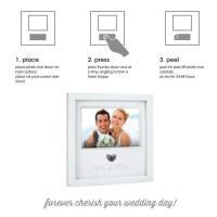 Mr. & Mrs. Wedding Thumbprint Heart Frame, BagMYGift