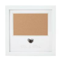Mr. & Mrs. Wedding Thumbprint Heart Frame, BagMYGift