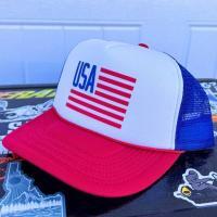 USA Flag 4th of July Trucker Hat, BagMYGift