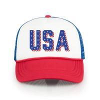 USA Stars Flag 4th of July Trucker Hat, BagMYGift