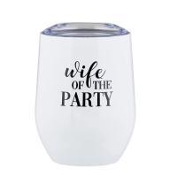 Stemless Wine Tumbler - Wife of the Party, BagMYGift