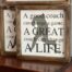 Hockey Coach 7" x 7" Wood Sign, BagMYGift