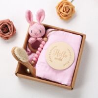 Welcome Baby Gift Box - Charming 6-Piece Set For Newborns