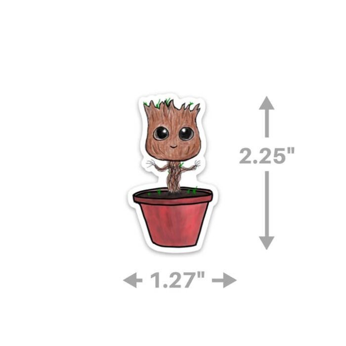 Baby Groot - Sticker, BagMYGift