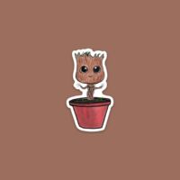 Baby Groot - Sticker, BagMYGift