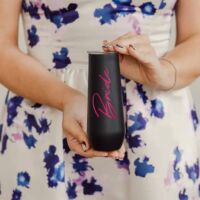8 oz. Champagne Flute Tumbler - Vegas Bride, BagMYGift