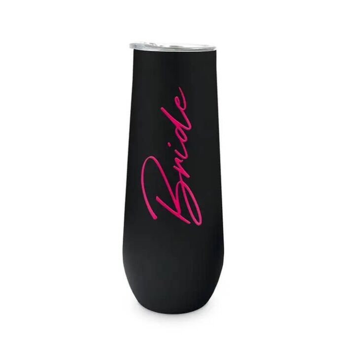 8 oz. Champagne Flute Tumbler - Vegas Bride, BagMYGift