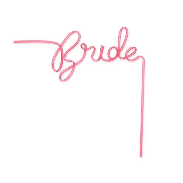 Bachelorette Party Silly Straw - Bride, BagMYGift