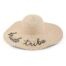 Women’s Floppy Straw Sun Hat - Bride Tribe, BagMYGift