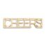 Gold Cheers Bottle Opener Wedding Favor, BagMYGift