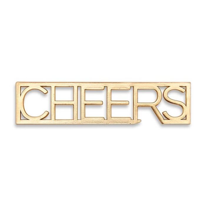 Gold Cheers Bottle Opener Wedding Favor, BagMYGift