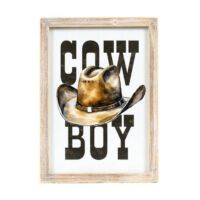 10x14 Reversible Frame Sign - Cowboy, BagMYGift