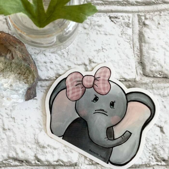 Elephant Sticker, BagMYGift