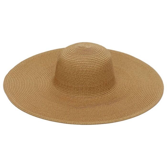 Solid Heavy-Weight Wide Floppy Beach Sun Hat, BagMYGift