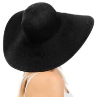 Solid Heavy-Weight Wide Floppy Beach Sun Hat, BagMYGift