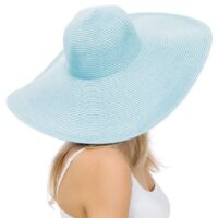 Solid Heavy-Weight Wide Floppy Beach Sun Hat, BagMYGift