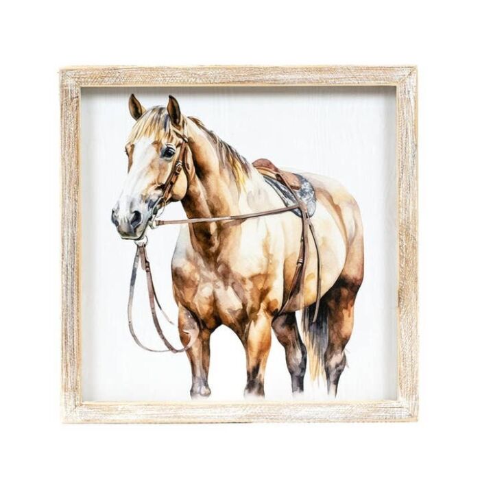 10x10 Reversible Frame Sign - Horse, BagMYGift