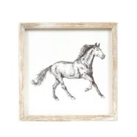 10x10 Reversible Frame Sign - Horse, BagMYGift
