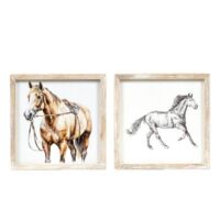 10x10 Reversible Frame Sign - Horse, BagMYGift