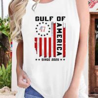 USA Flag Gulf of America 2025 Graphic Tank Top, BagMYGift