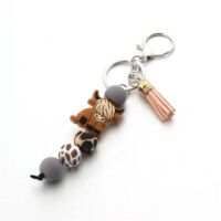 Highland Western Cow Beads Key Accessories, BagMYGift