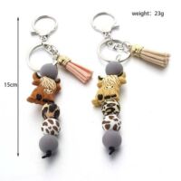 Highland Western Cow Beads Key Accessories, BagMYGift