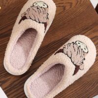 Western Bull Knit Plush Slippers, BagMYGift