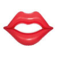 Giant Inflatable Pool Float Toy - Red Lips, BagMYGift
