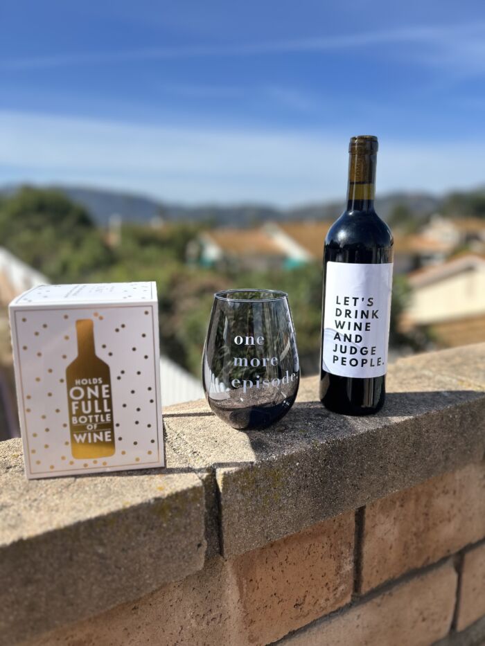 30oz Stemless Wine Glass - One More Episode, BagMYGIft
