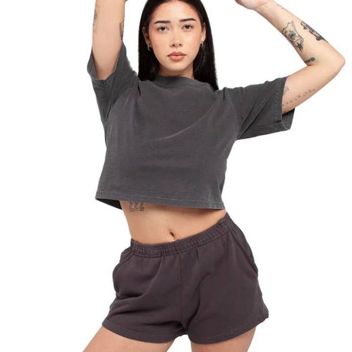 Pairs Well with Champagne® Garment Dye Crop Tee, BagMYGift