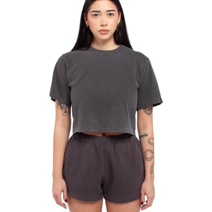 Pairs Well with Champagne® Garment Dye Crop Tee, BagMYGift