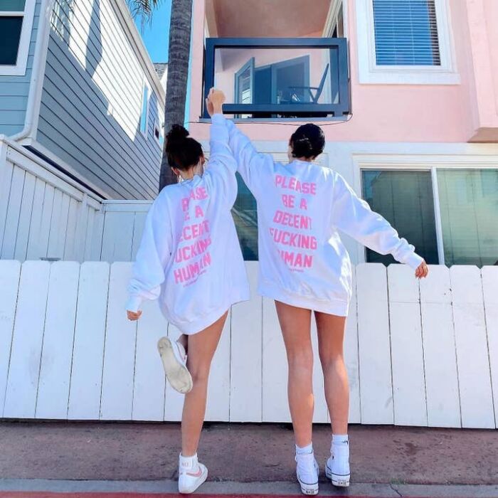 Please Be A Decent F*Cking Human® Sweatshirt, BagMYGift