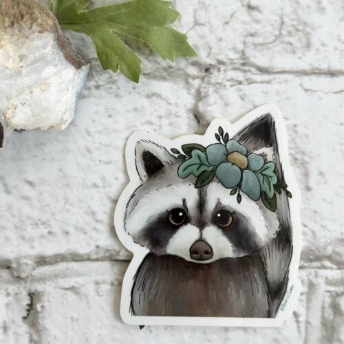 Raccoon sticker, BagMYGift