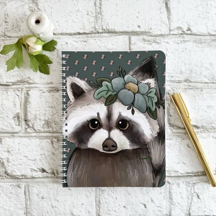 Raccoon Notebook, BagMYGift