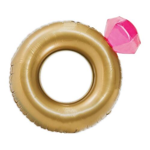 Giant Inflatable Pool Float Toy - Diamond Ring, BagMYGift