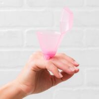 Light Up LED Diamond Ring Shot Glass - Pink, BagMYGift