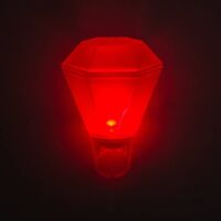Light Up LED Diamond Ring Shot Glass - Pink, BagMYGift