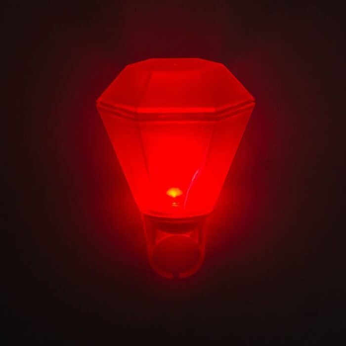 Light Up LED Diamond Ring Shot Glass - Pink, BagMYGift