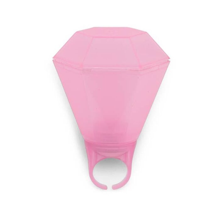 Light Up LED Diamond Ring Shot Glass - Pink, BagMYGift