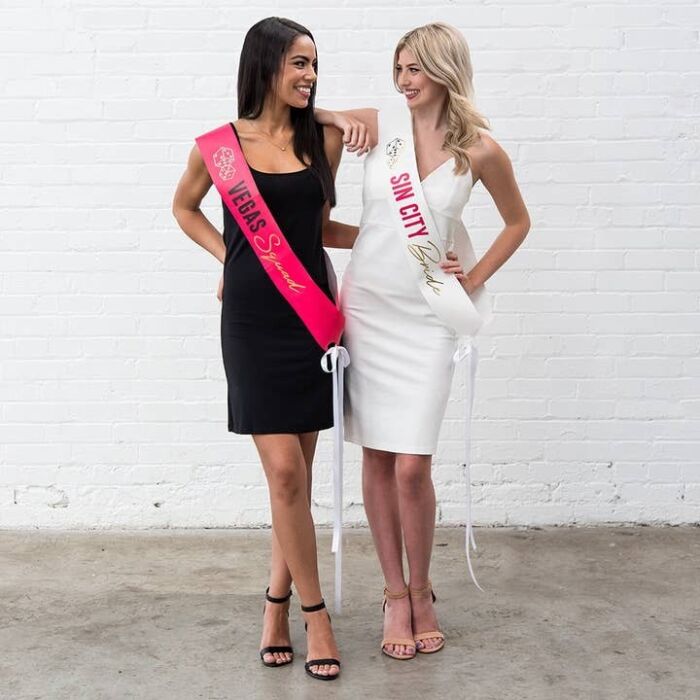 Paper Bachelorette Party Sash - Vegas, BagMYGift